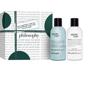 Philosophy Snow Angel Gift Set - Hydrating Shower Gel & Body Lotion NWT